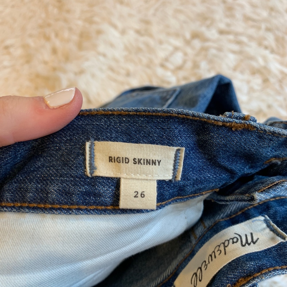 ❌SOLD❌Madewell Rigid High Rise Skinny Jeans - Picture 7 of 8